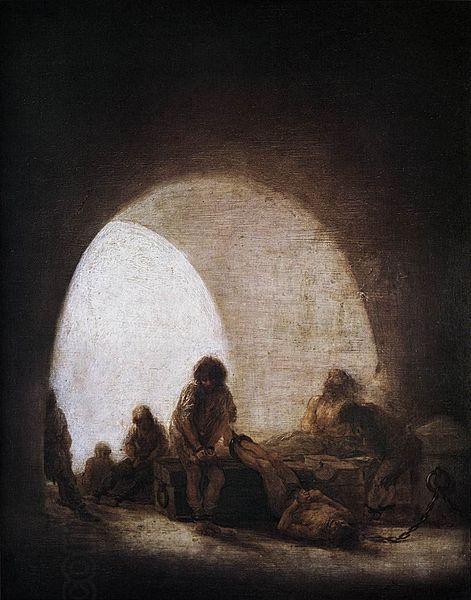 Francisco de Goya A Prison Scene oil painting picture